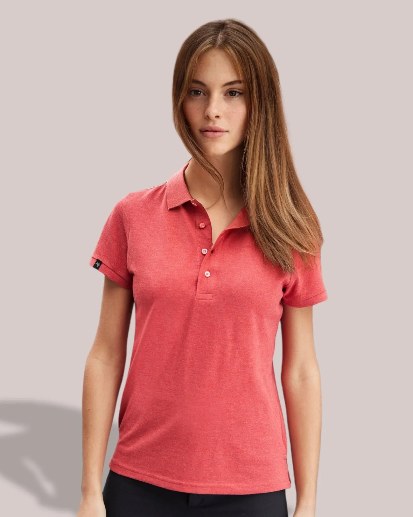 ― % ― JAN 8009/ ― Damen Bio-Baumwolle Polo Shirt - Weiß [2XL]