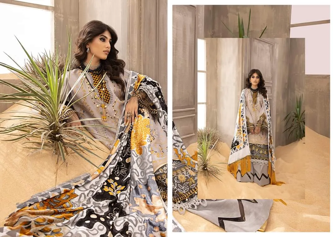 03A -  BIN ILYAS SERENE WINTER COLLECTION