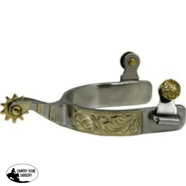 087801L - Roping Spur Ladies with Silver Trim