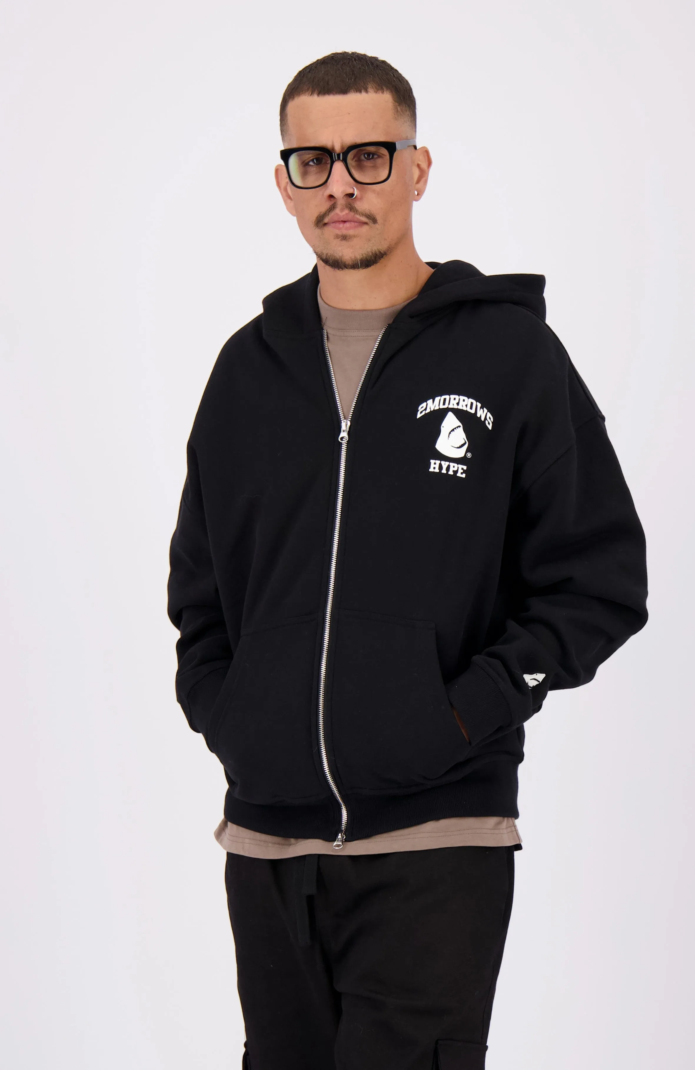 2Morrowshype Wave Zipped Hoodie