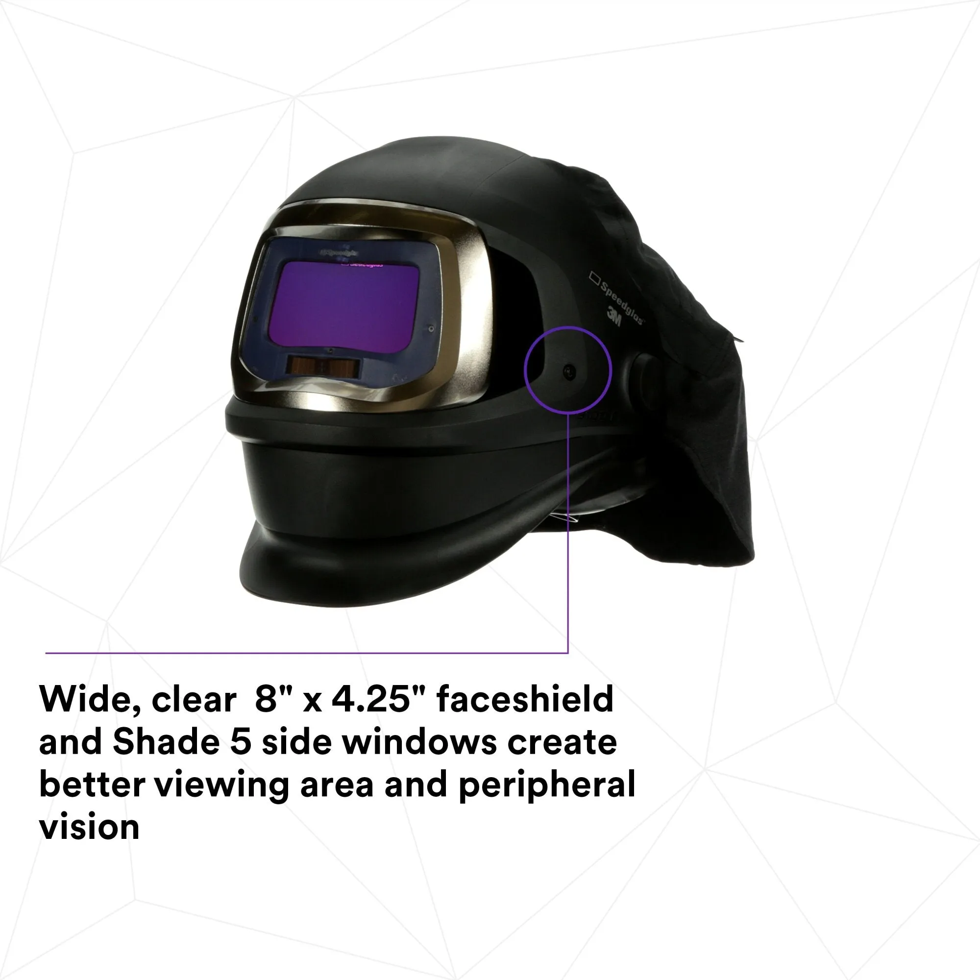 3M Adflo Powered Air Purifying Respirator HE System w 3M SpeedglasWelding Helmet