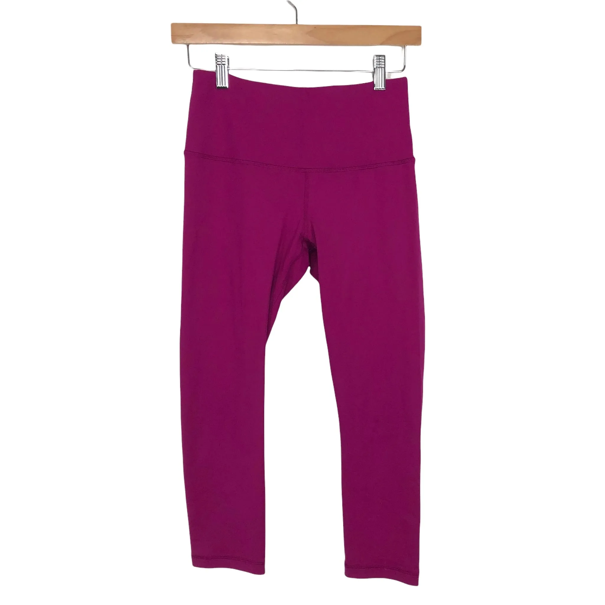 90 Degrees By Reflex Fuscia Capri Leggings- Size S (Inseam 22")