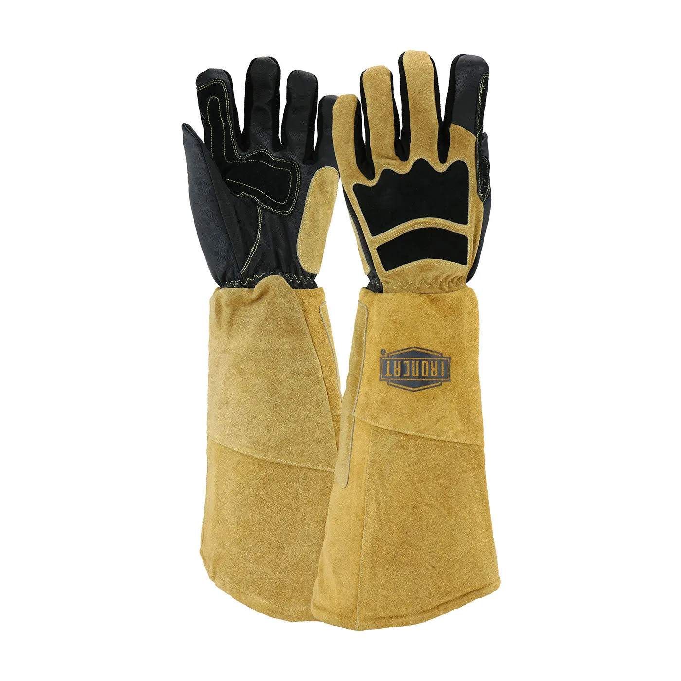 9070 PIP Ironcat® Premium Top Grain Goatskin Welder's Glove with Split Cowhide and Climax™ Aerogel - Kevlar® Stitched; Pair or Left Hand Only