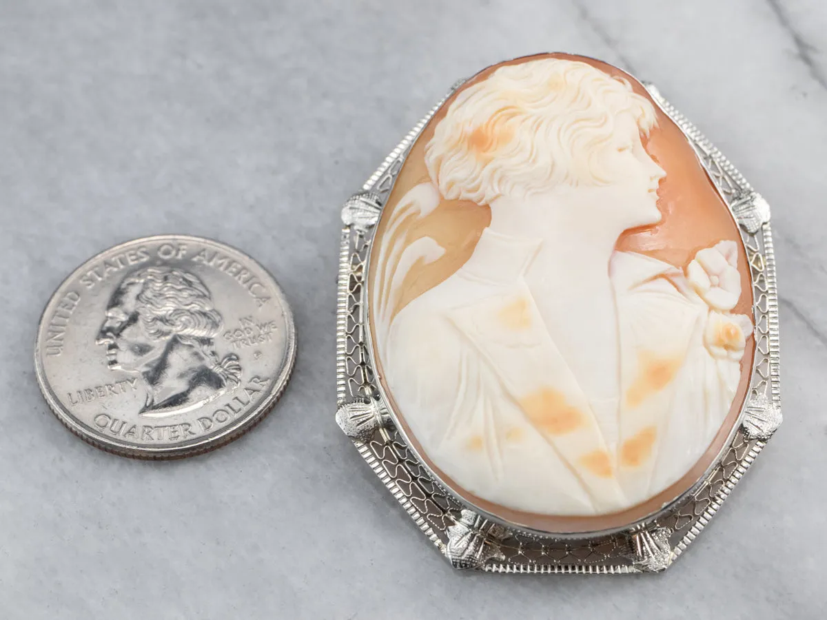 A Gentlemen's Cameo Brooch or Pendant