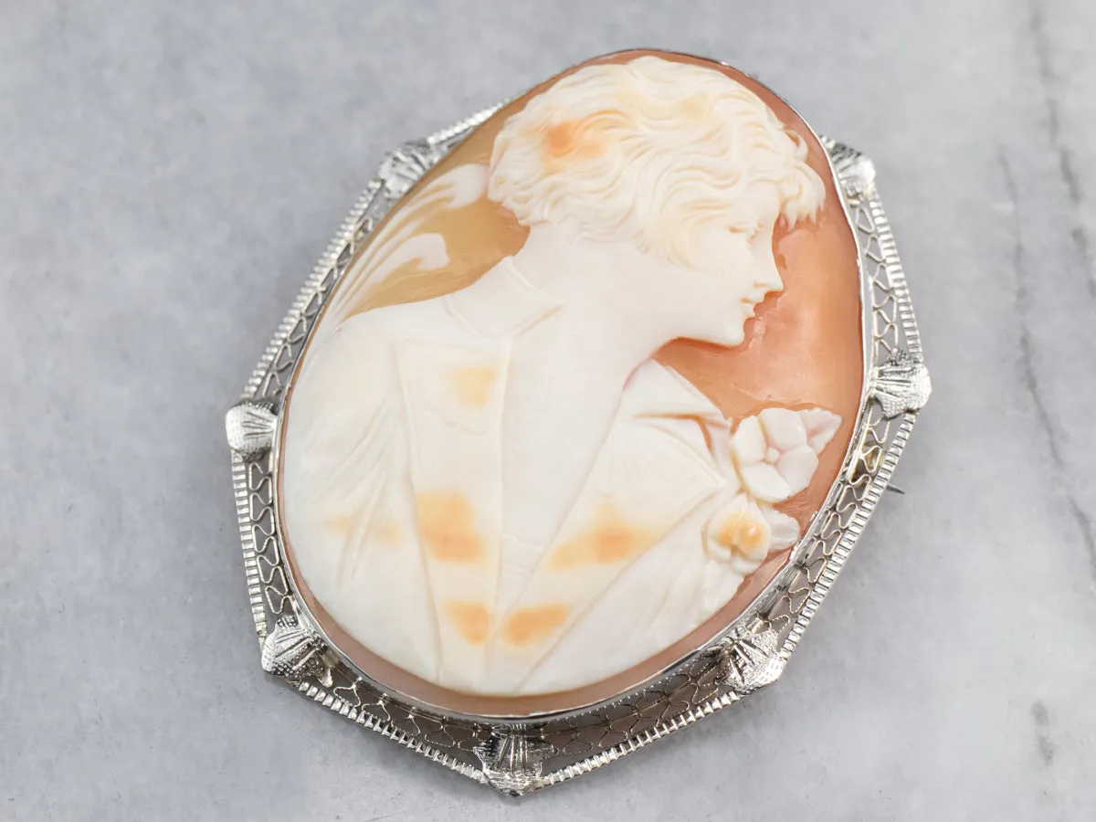 A Gentlemen's Cameo Brooch or Pendant