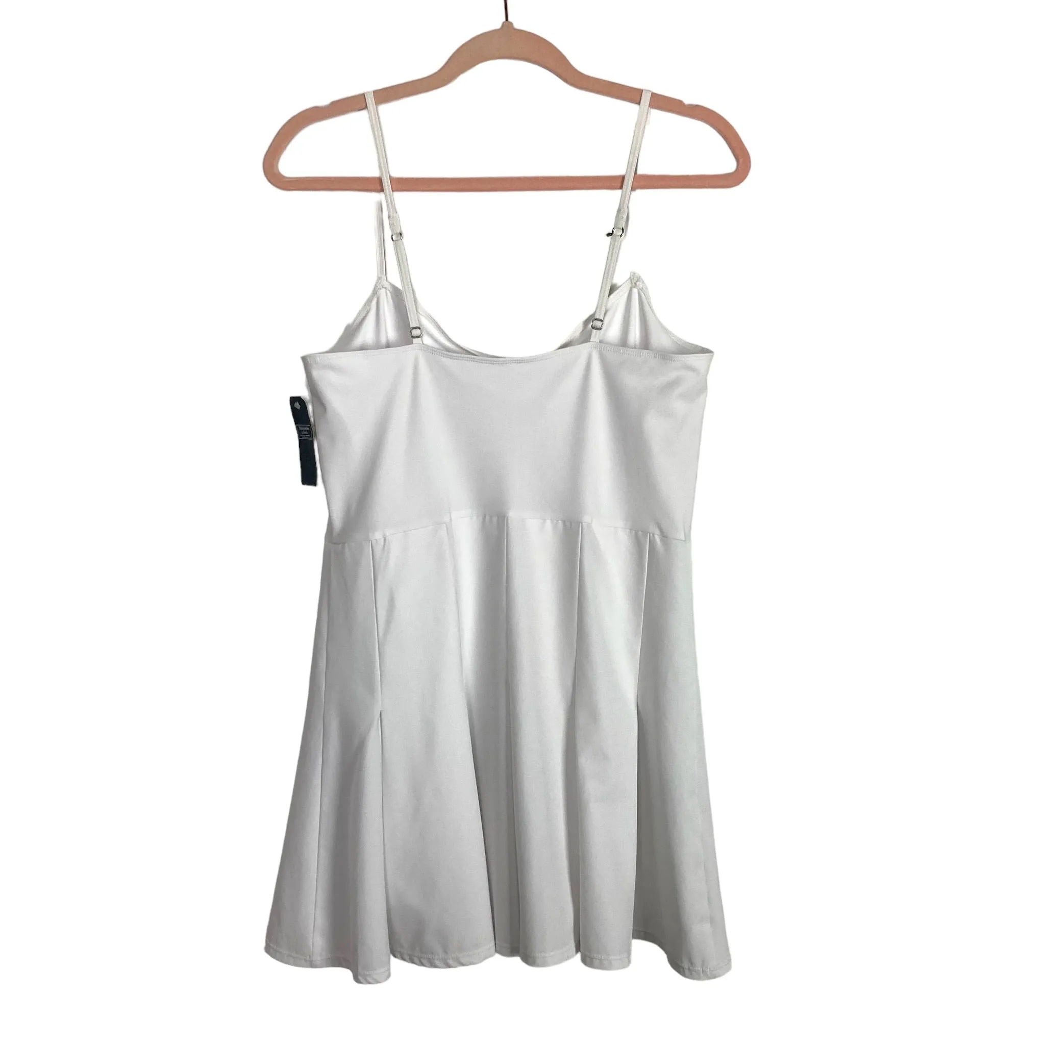 Abercrombie & Fitch White Pleated Tennis Dress NWT- Size M (see notes)