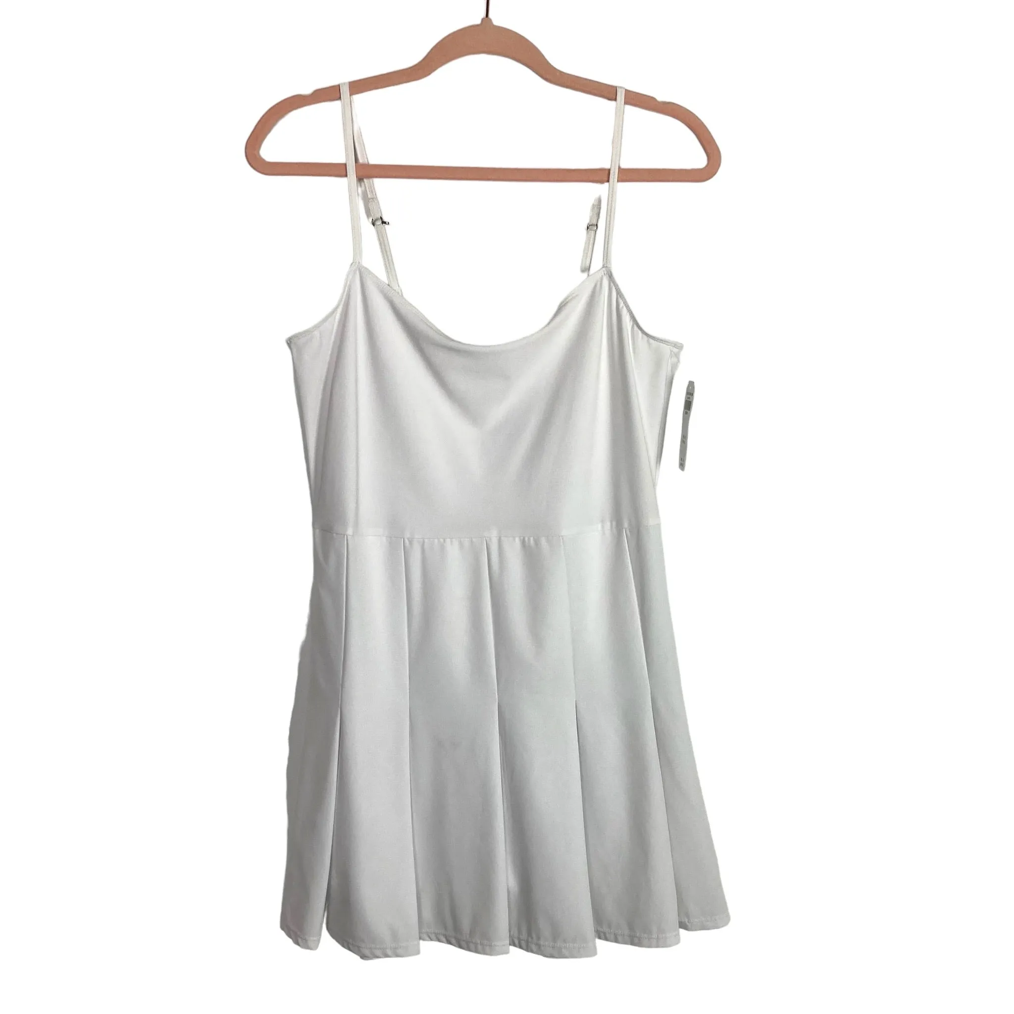 Abercrombie & Fitch White Pleated Tennis Dress NWT- Size M (see notes)