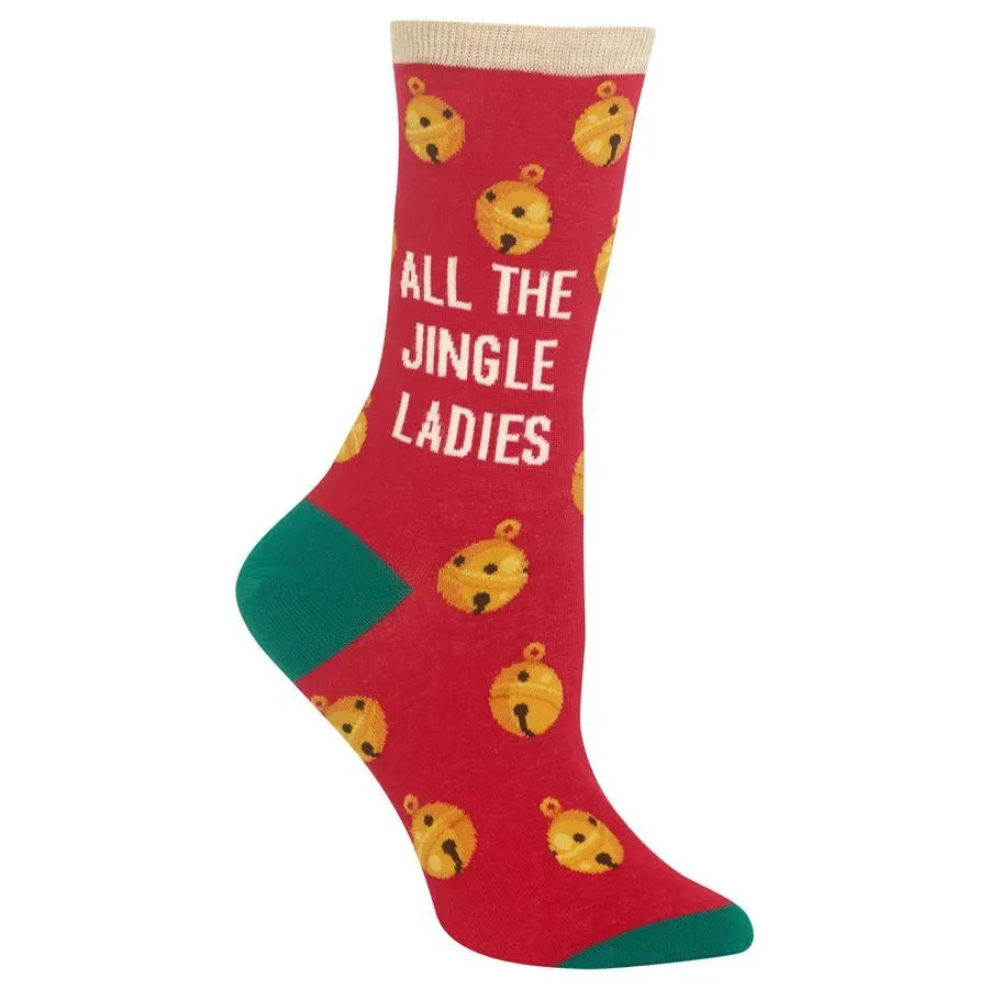 All The Jingle Ladies Women's Socks