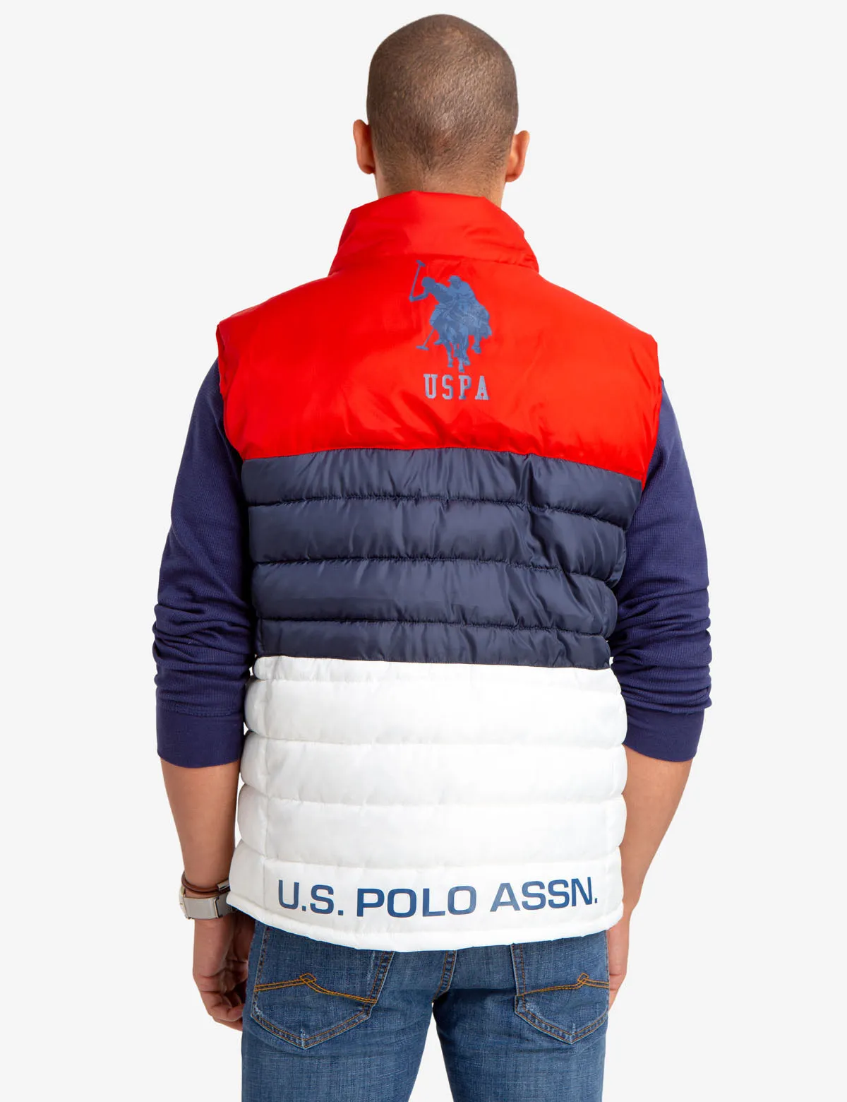 AMERICAN FLAG PUFFER VEST