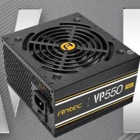 Antec VP550P PLUS 550w PSU. 80  Certified @ 85% Efficiency, AC 120 - 240V, Continuous Power, 120mm Silent Fan. 3 Years Warranty. Performance and Value [PC]