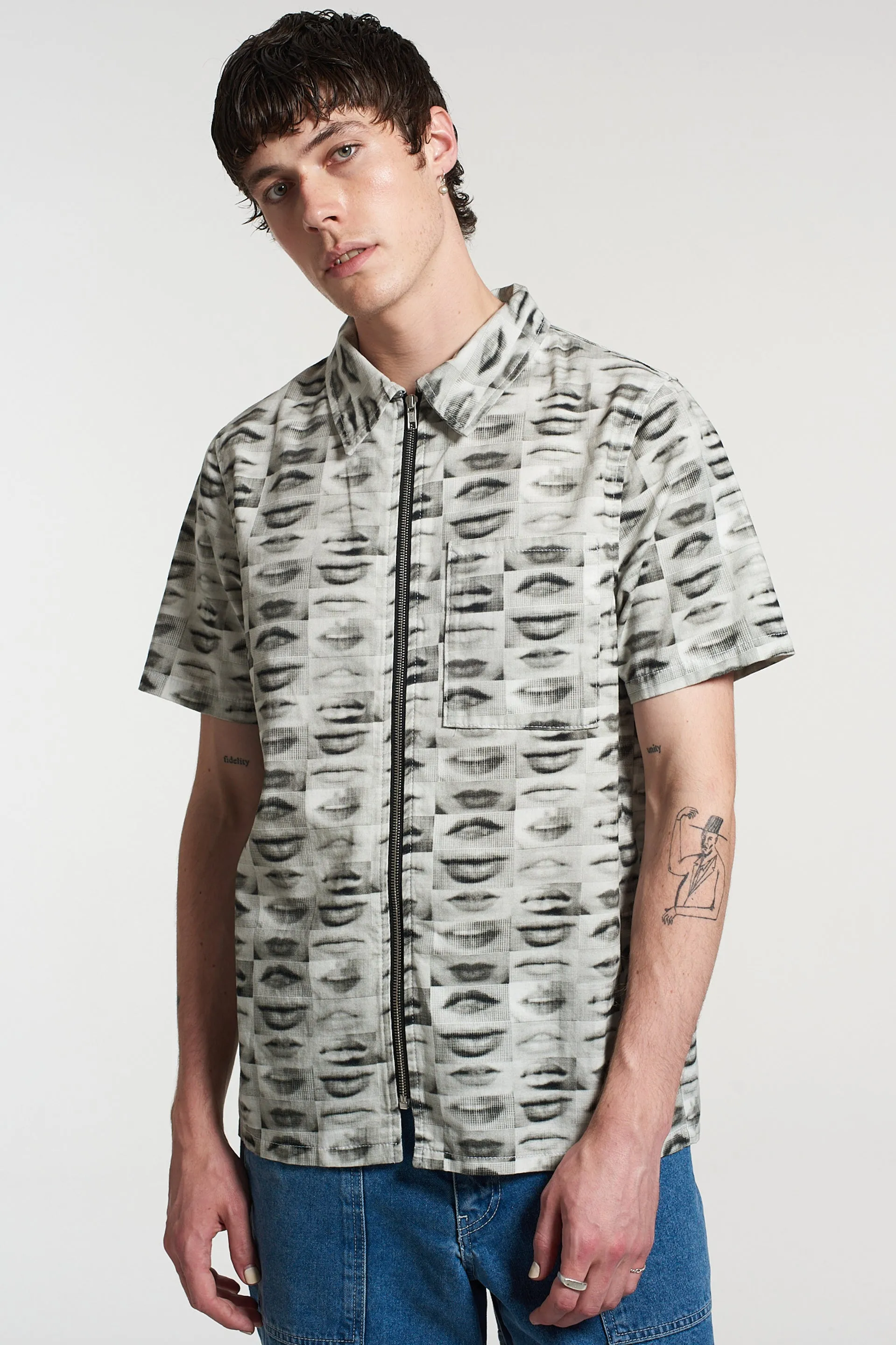 Backchat Button Up Shirt