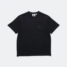 Backprint Tee × and wander - Black