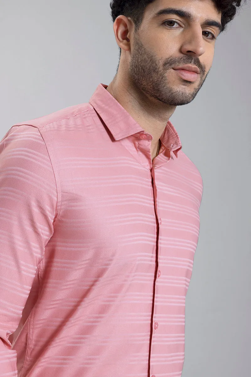 Barre Stripe Pink Shirt