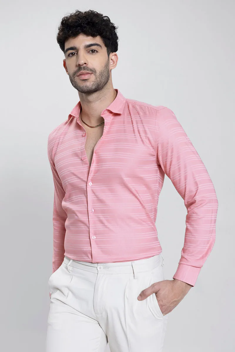 Barre Stripe Pink Shirt