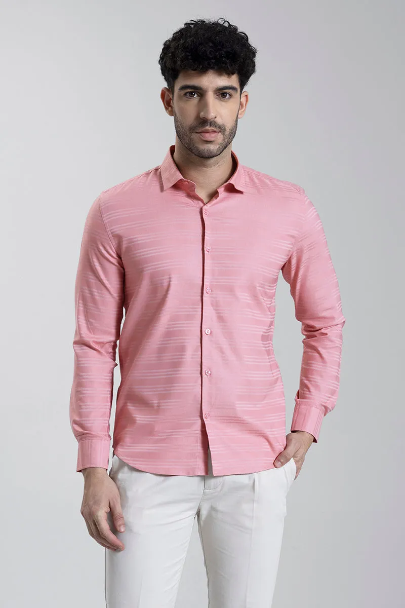 Barre Stripe Pink Shirt