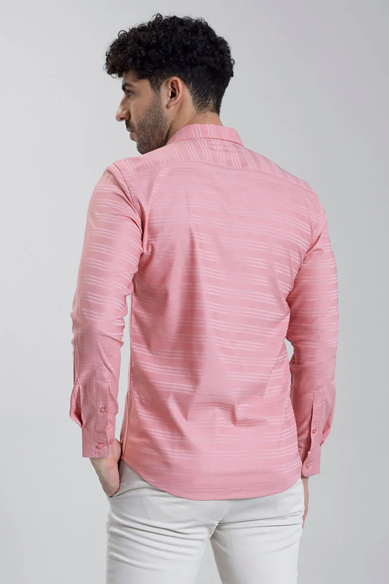 Barre Stripe Pink Shirt