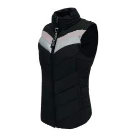 Bebe Women's Puffer Vest Black/Silver S