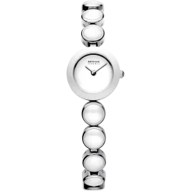 Bering Watch White Steel Ceramic Ladies 33220-754