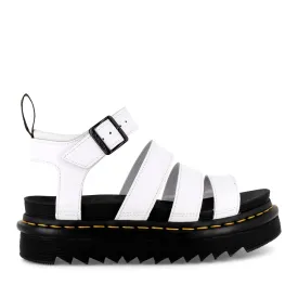 BLAIRE 3 STRAP SANDAL - WHITE HYDRO