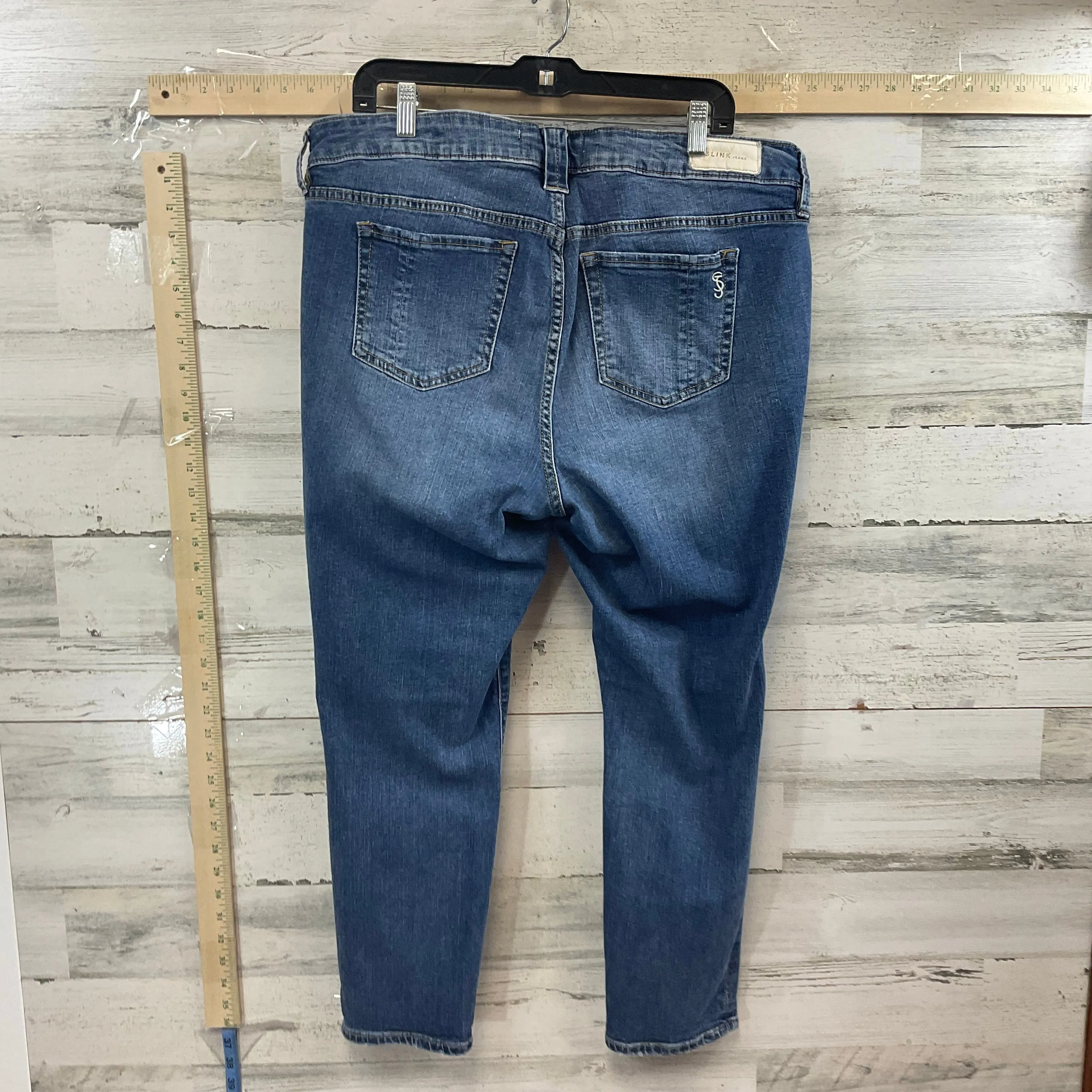 Blue Denim Jeans Straight SLINK, Size 18