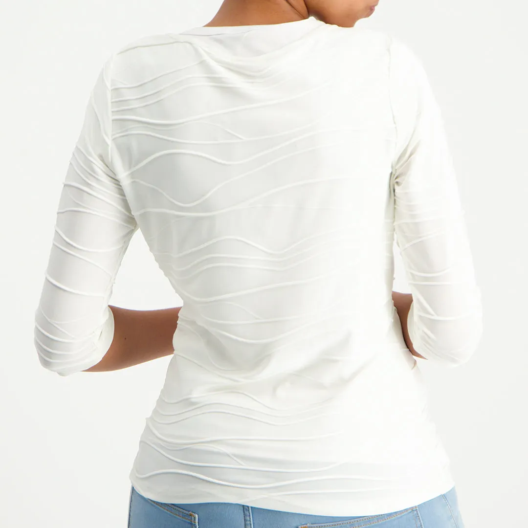 Boat  Sleeve Top