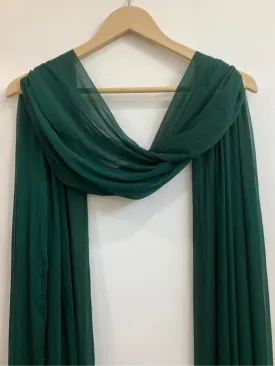 Bottle Green Chiffon Dupatta