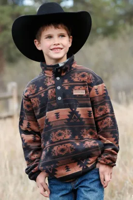 Boy's Polar Fleece Pullover by Cinch ~ Black