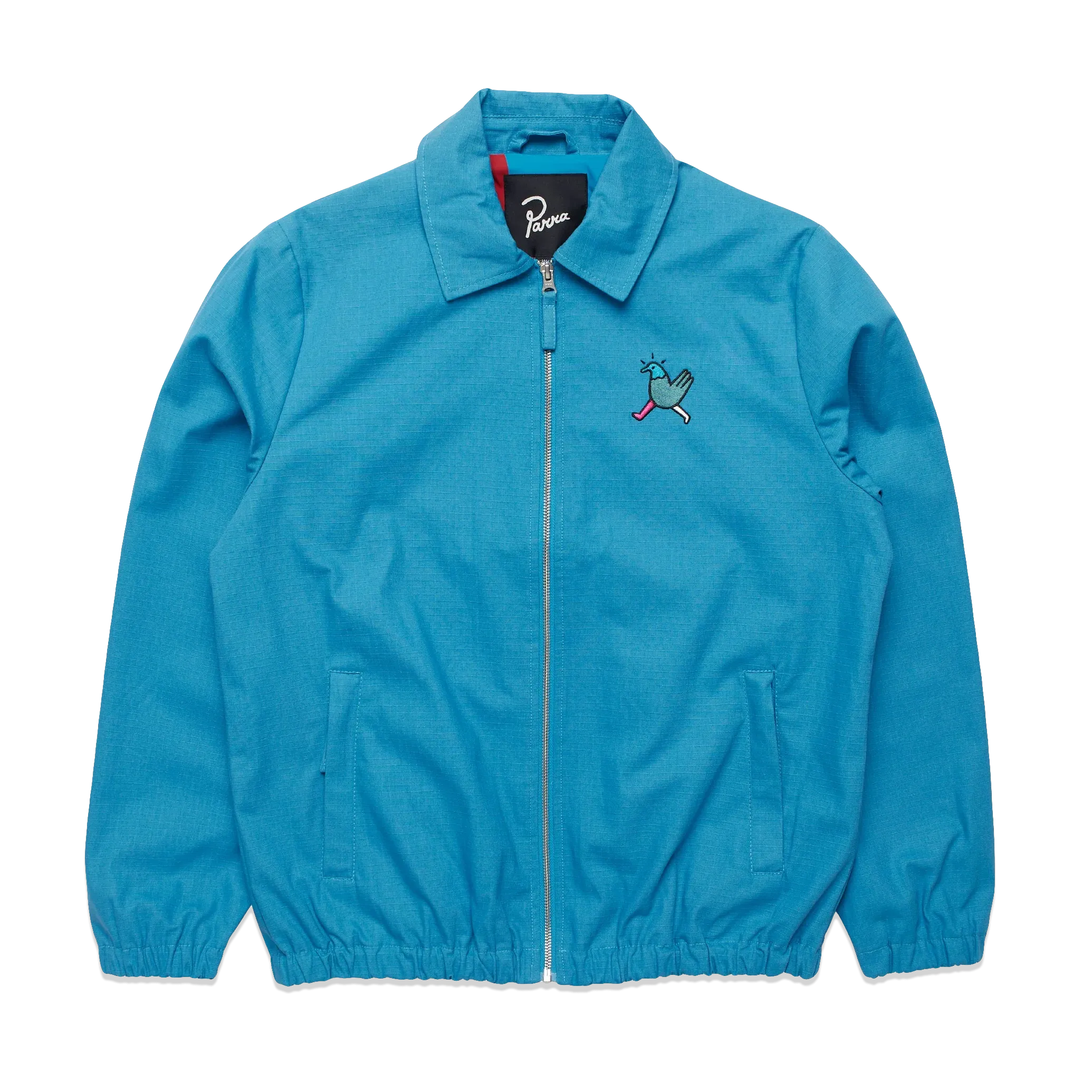 by Parra Annoyed Chicken Jacket 'Greek Blue'