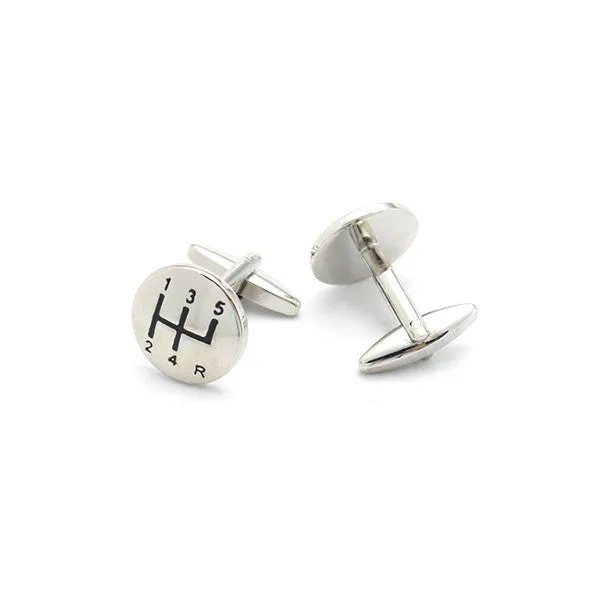 Car Gear Cufflinks