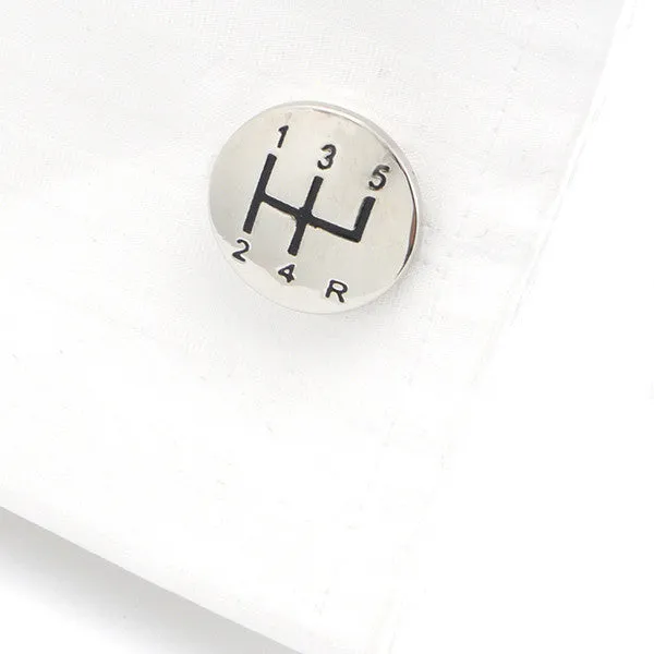 Car Gear Cufflinks