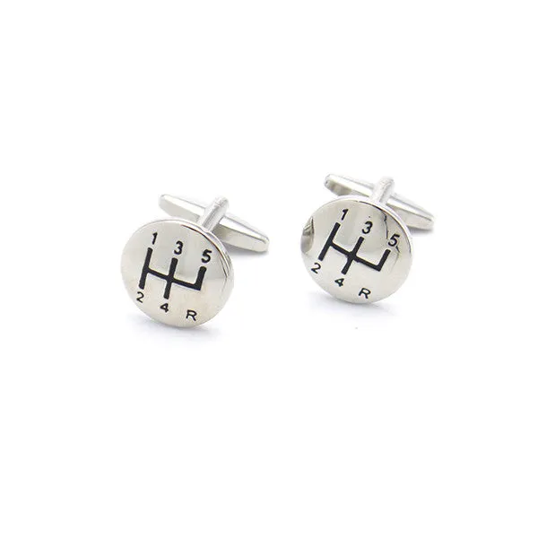 Car Gear Cufflinks