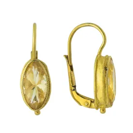 Citrine Cricket Earrings