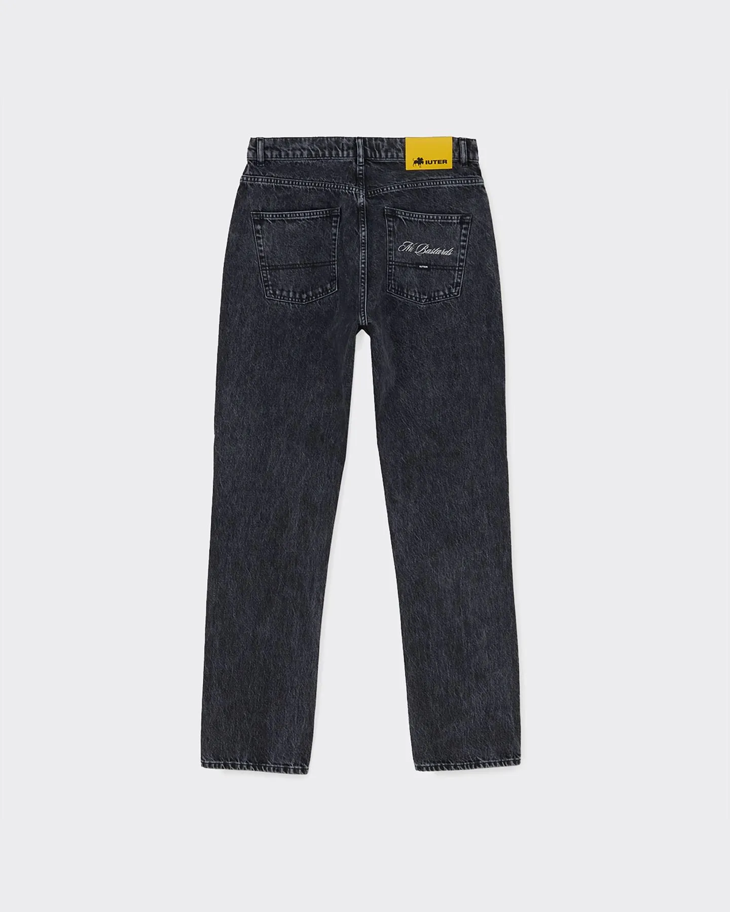 CLUB DOGO Jeans Logo Regular Denim Grigio