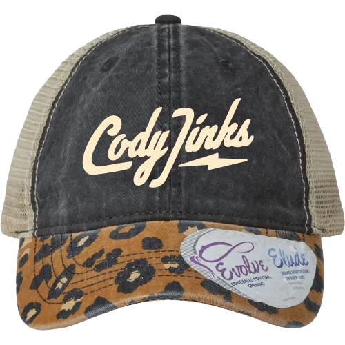 Cody Jinks Ladies Cheetah Print Hat