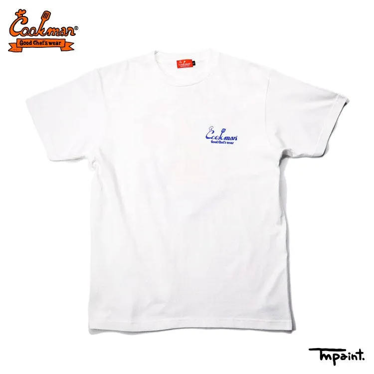 Cookman Tees - TM Paint Hot Dog : White