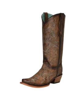 Corral Ladies' Maple Embroidered Boot