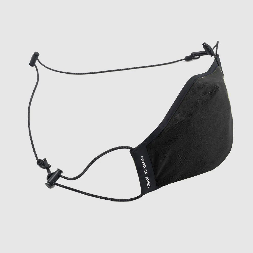 Cotton Ripstop Face Mask - Black