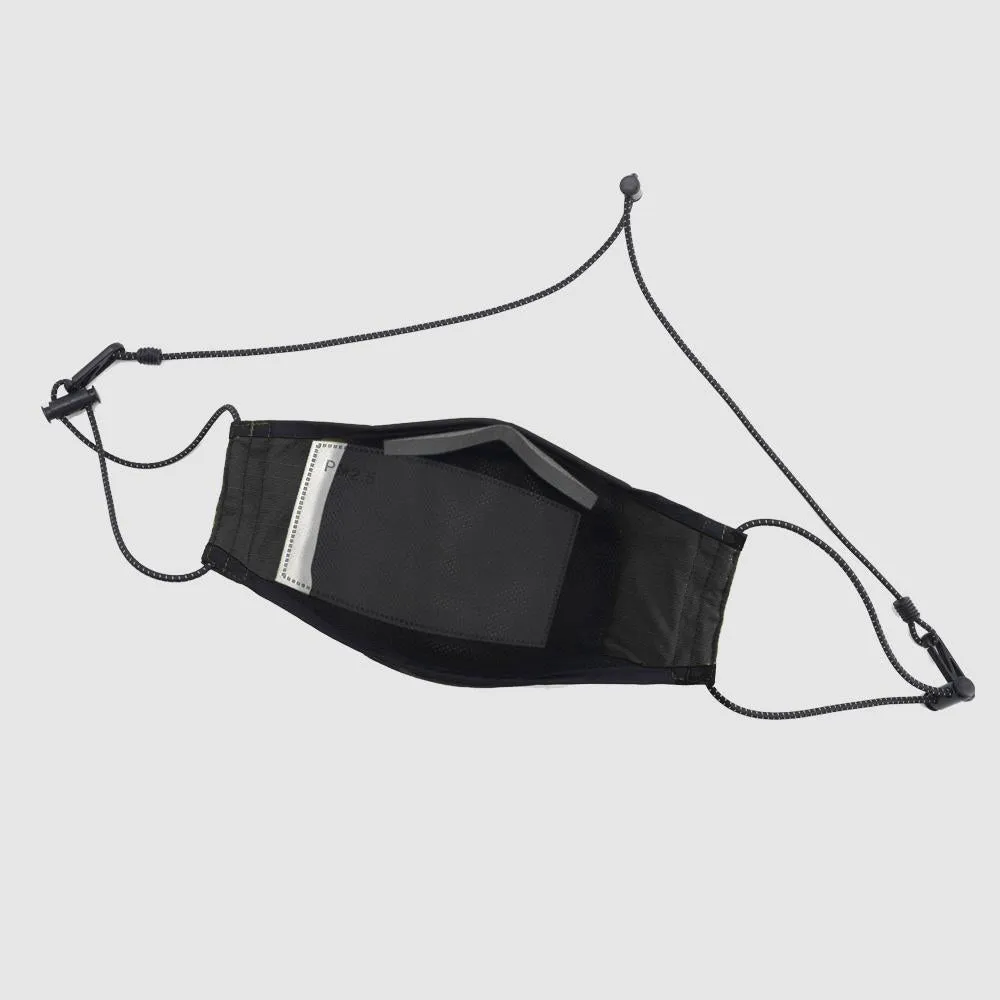 Cotton Ripstop Face Mask - Black