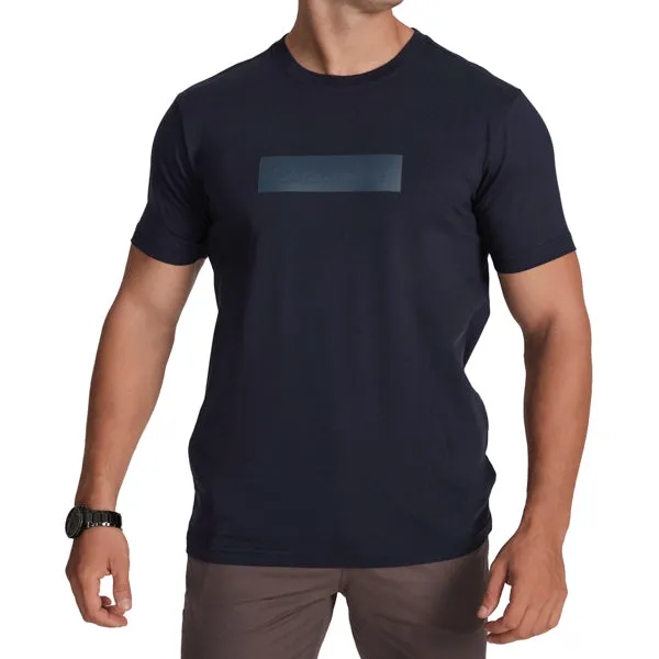 Crew Neck Slim Fit T-Shirt-Blue Depths