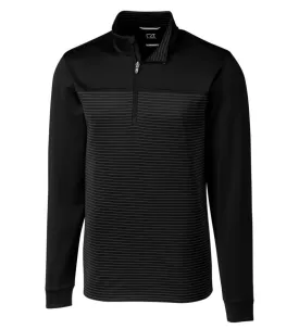 Cutter & Buck Traverse Stripe Interlock Half Zip Pullover