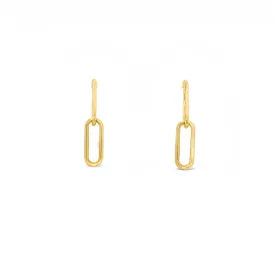 Dangling Paperclip Earrings