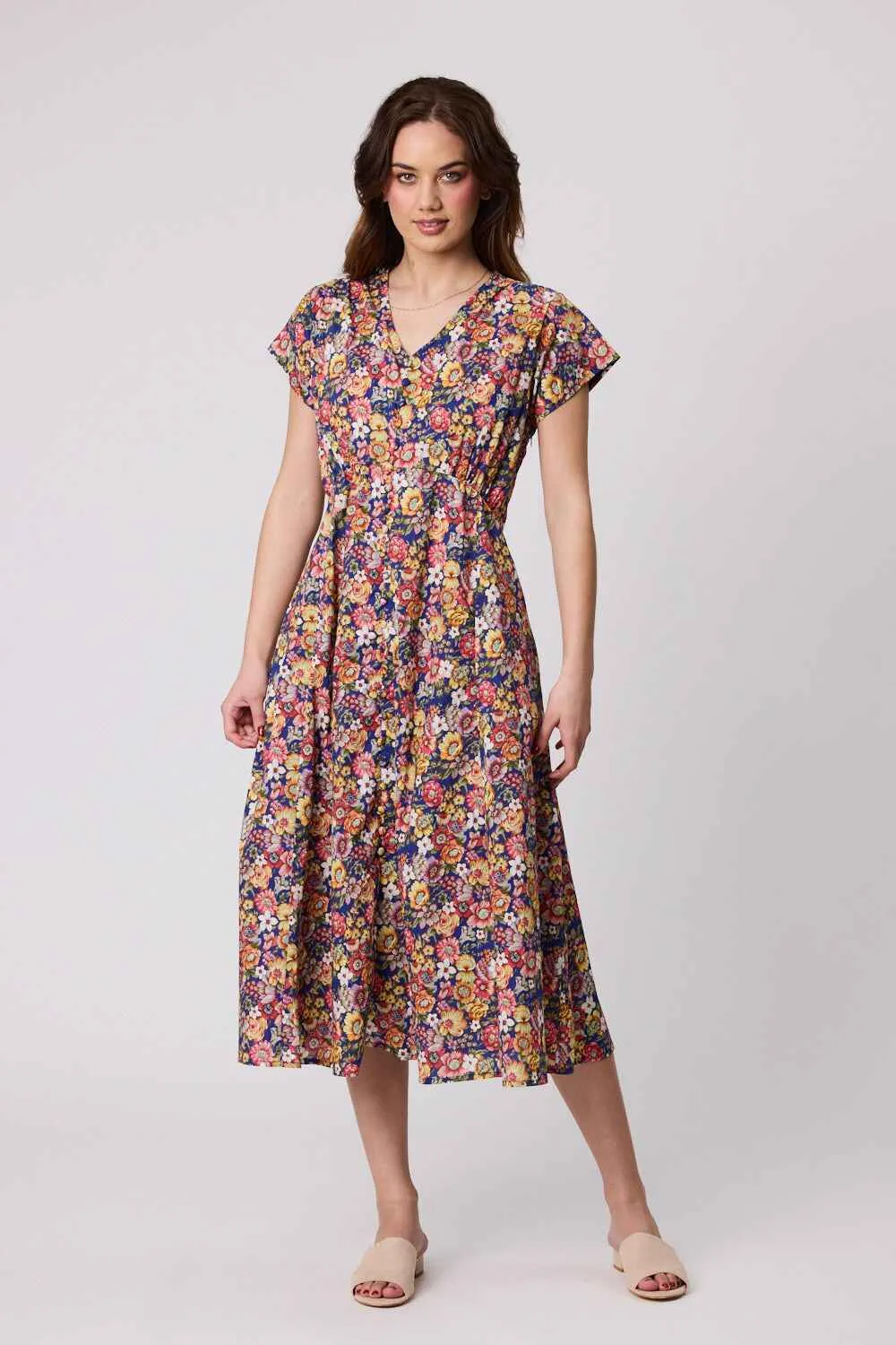 Democracy- Faith Empire Line Dress