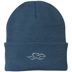 EMBRACE THE RACE® Cuffed Beanie Hat -Millenium Blue