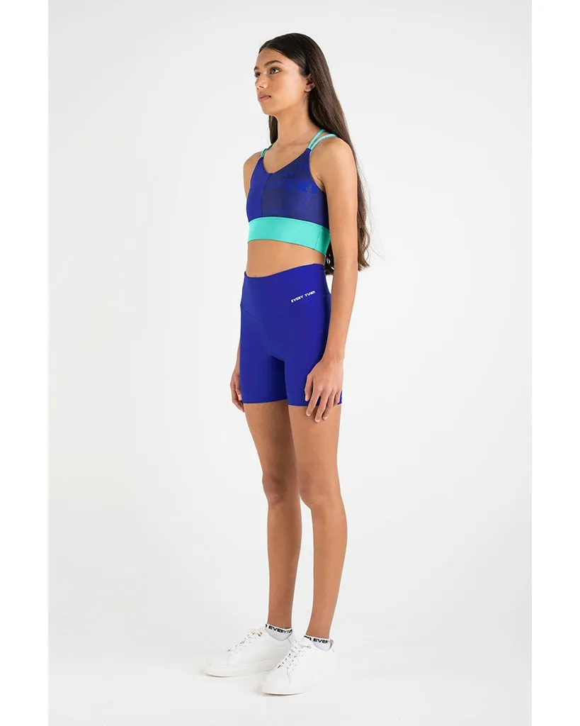 Every Turn Balanced Bodi Workout Short - Girls - Cobalt Blue