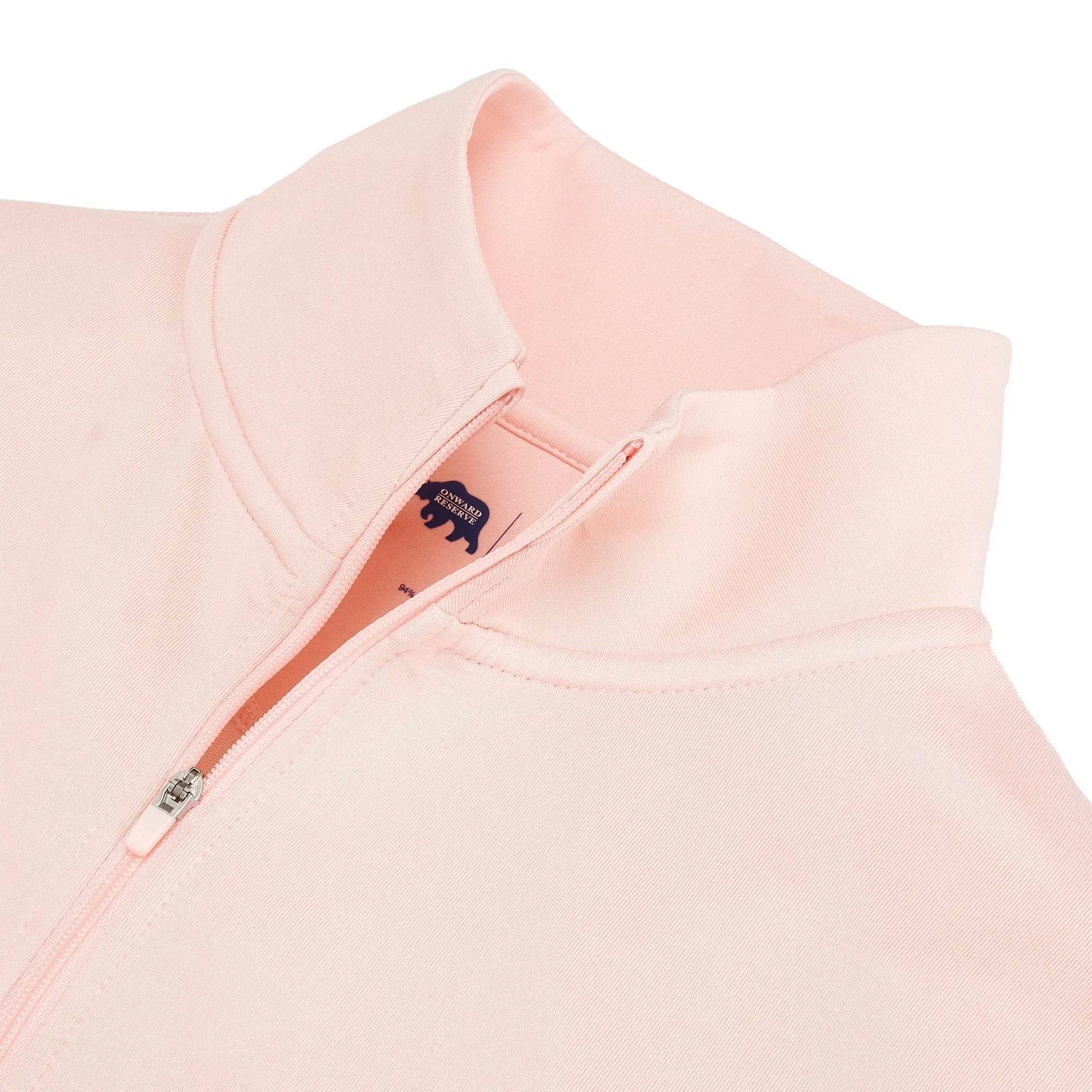 Flow Performance 1/4 Zip Pullover - Cabana Pink