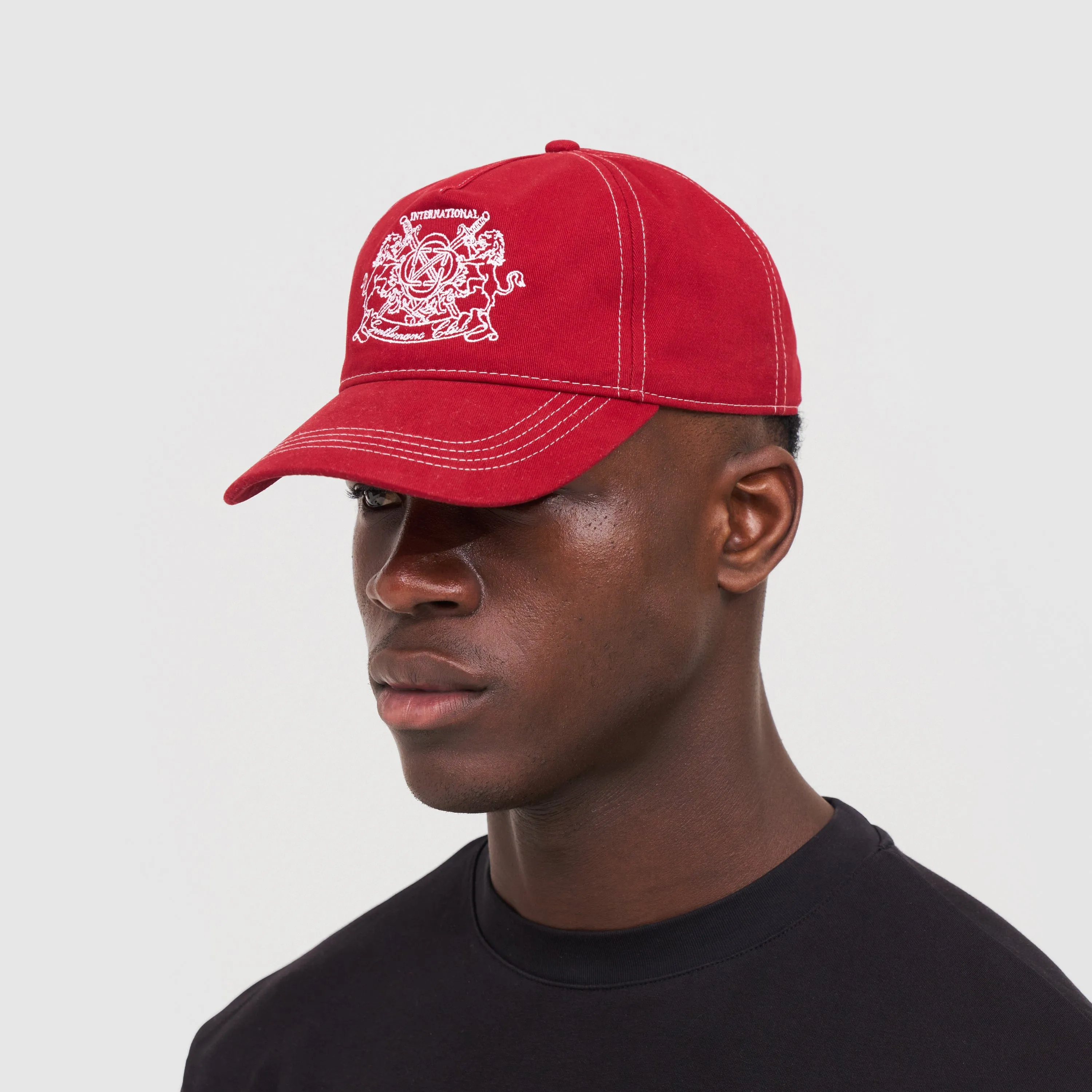 Gentlemen's Club Cap (Red/White)