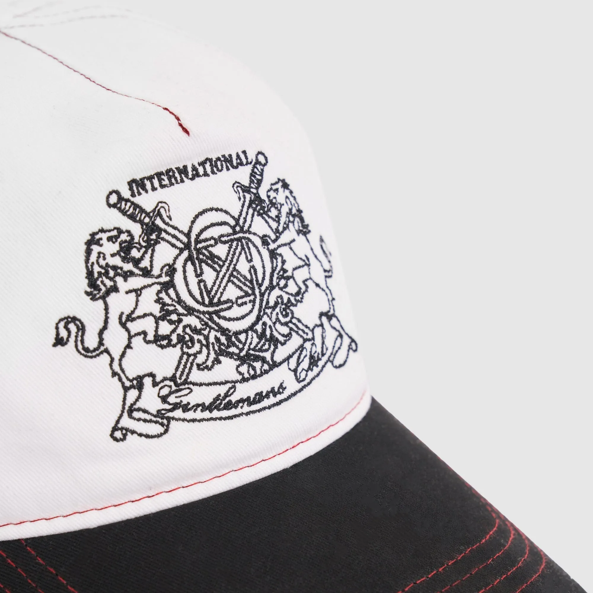 Gentlemen's Club Cap (White/Black)