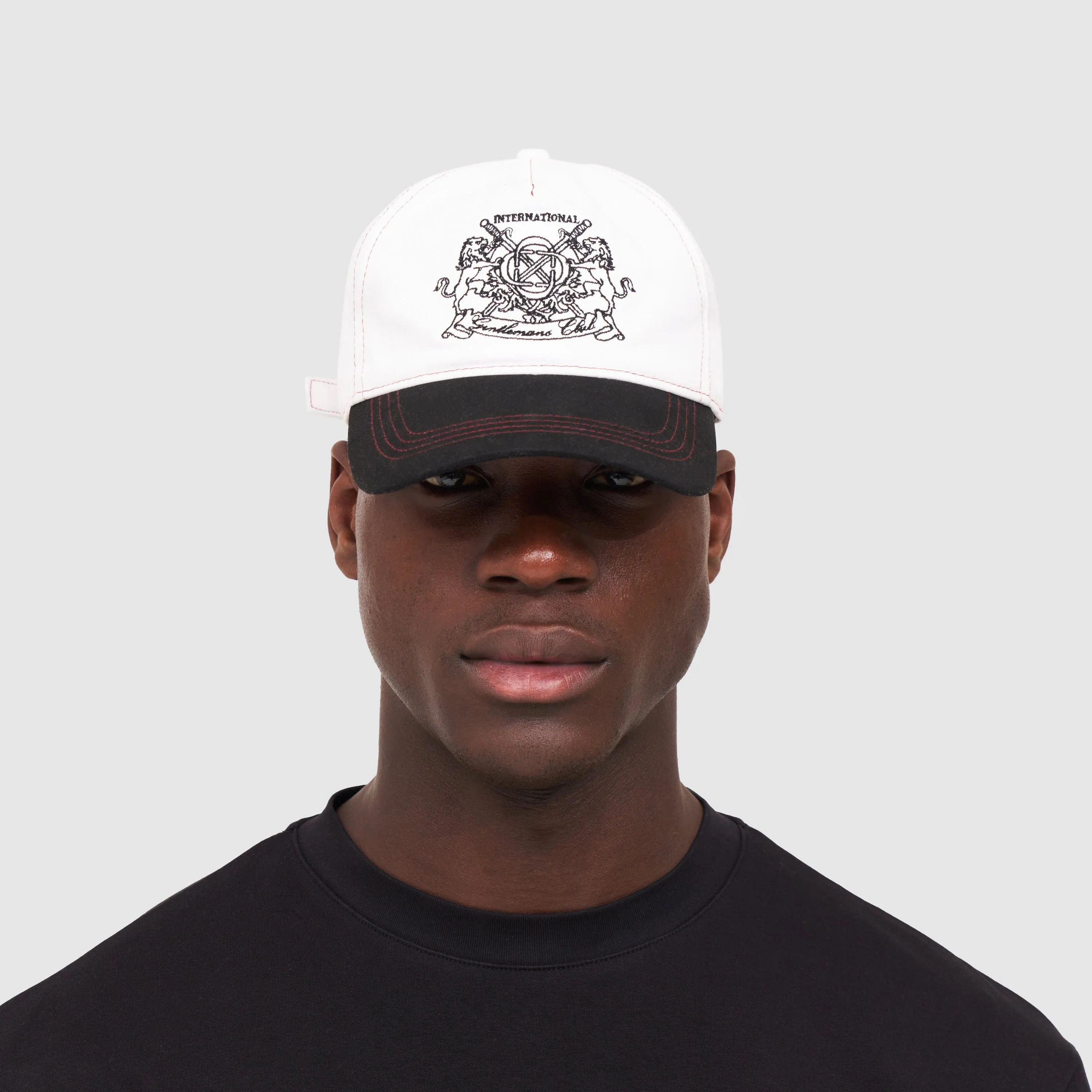 Gentlemen's Club Cap (White/Black)