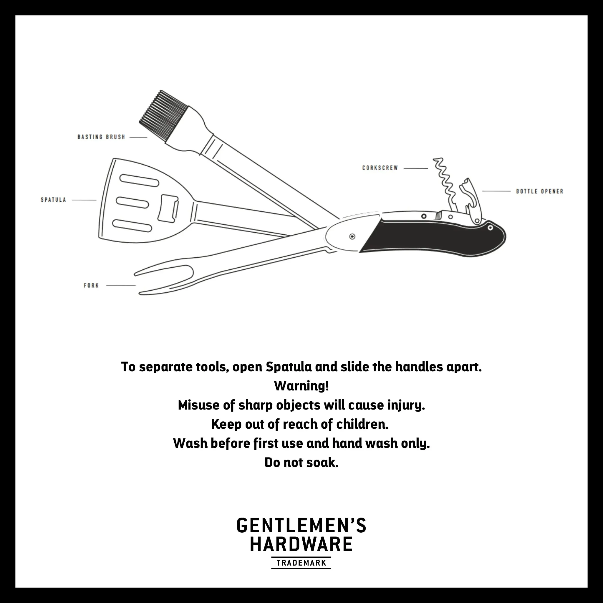 Gentlemen's Hardware - BBQ Multi-Tool