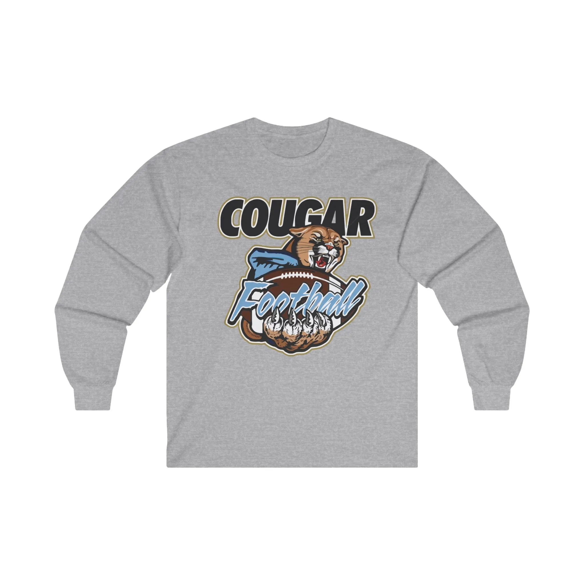 Gildan - DryBlend 50/50 Long Sleeve T-Shirt - Cougars Football